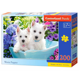 Puzzle 200 westie puppies