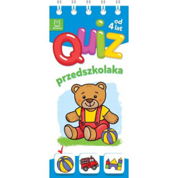 Quiz przedszkolaka z misiem 4+