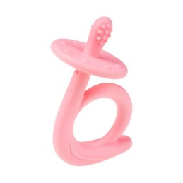 Gryzak silikon ślimak pink...
