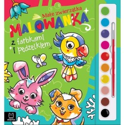 Kolorowanka z farbkami...