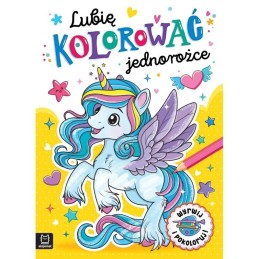 Lubię kolorować jednorożce...