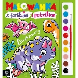 Malowanka z farbkami...