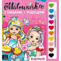 Malowanka z farbkami...