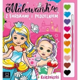 Malowanka z farbkami...