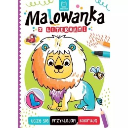 Malowanka z literkami AKSJOMAT