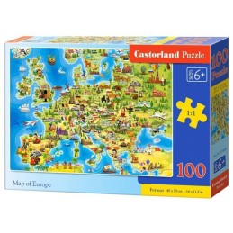 Puzzle 100 map of europe...