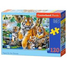 Puzzle 120el. tigers by...