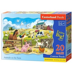 Puzzle 20el.maxi animals...