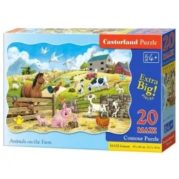 Puzzle 20el.maxi animals...
