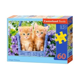 Puzzle 60el. ginger kittens...