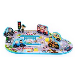 Puzzle dźwięki wokół miasto...