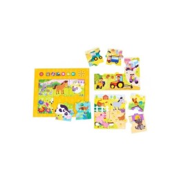 Puzzle dźwięki wokół wieś...