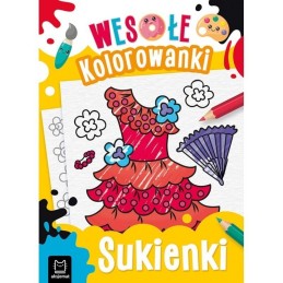 Wesołe kolorowanki sukienki...