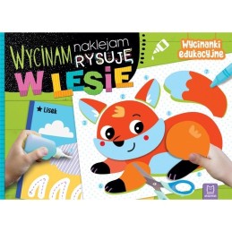 Wycinam nakl. rys. w lesie...