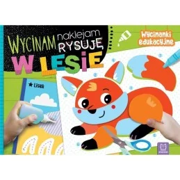 Wycinam nakl. rys. w lesie...